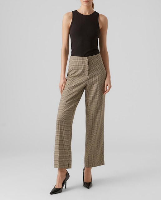 Imagen 0 de Pantalón de traje de mujer estampado