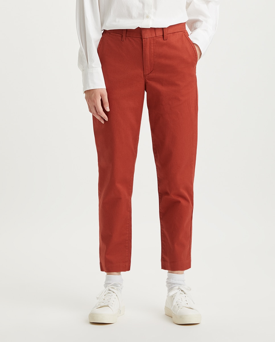 Imagen 0 de Pantalón chino de mujer slim con stretch