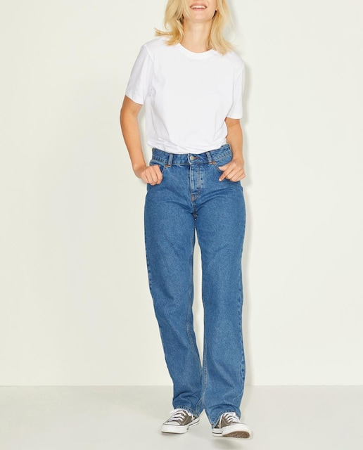 Imagen 0 de Vaquero Seoul de mujer regular fit y cintura media