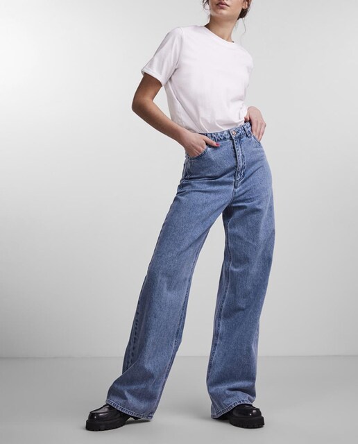 Imagen 0 de Pantalón vaquero de mujer tiro alto