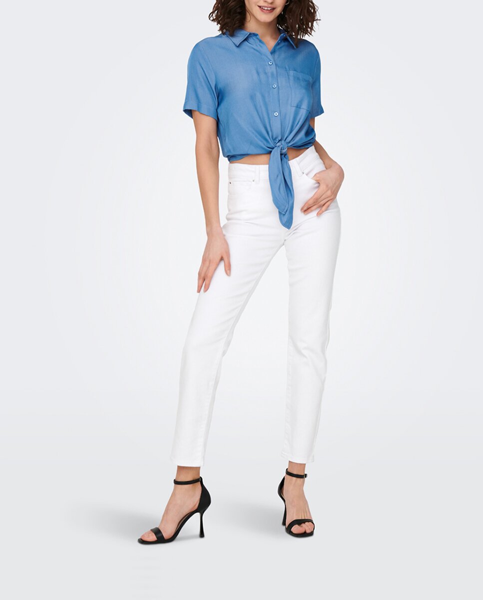 Imagen 0 de Pantalón largo de mujer con 5 bolsillos