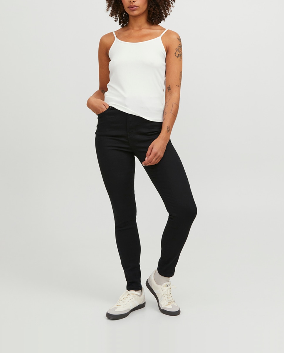 Imagen 0 de Vaquero Vienna skinny fit negro de mujer