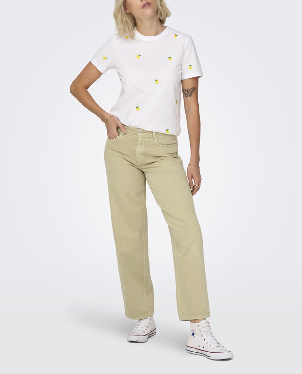 Imagen 0 de Pantalón de mujer vaquero de cintura alta