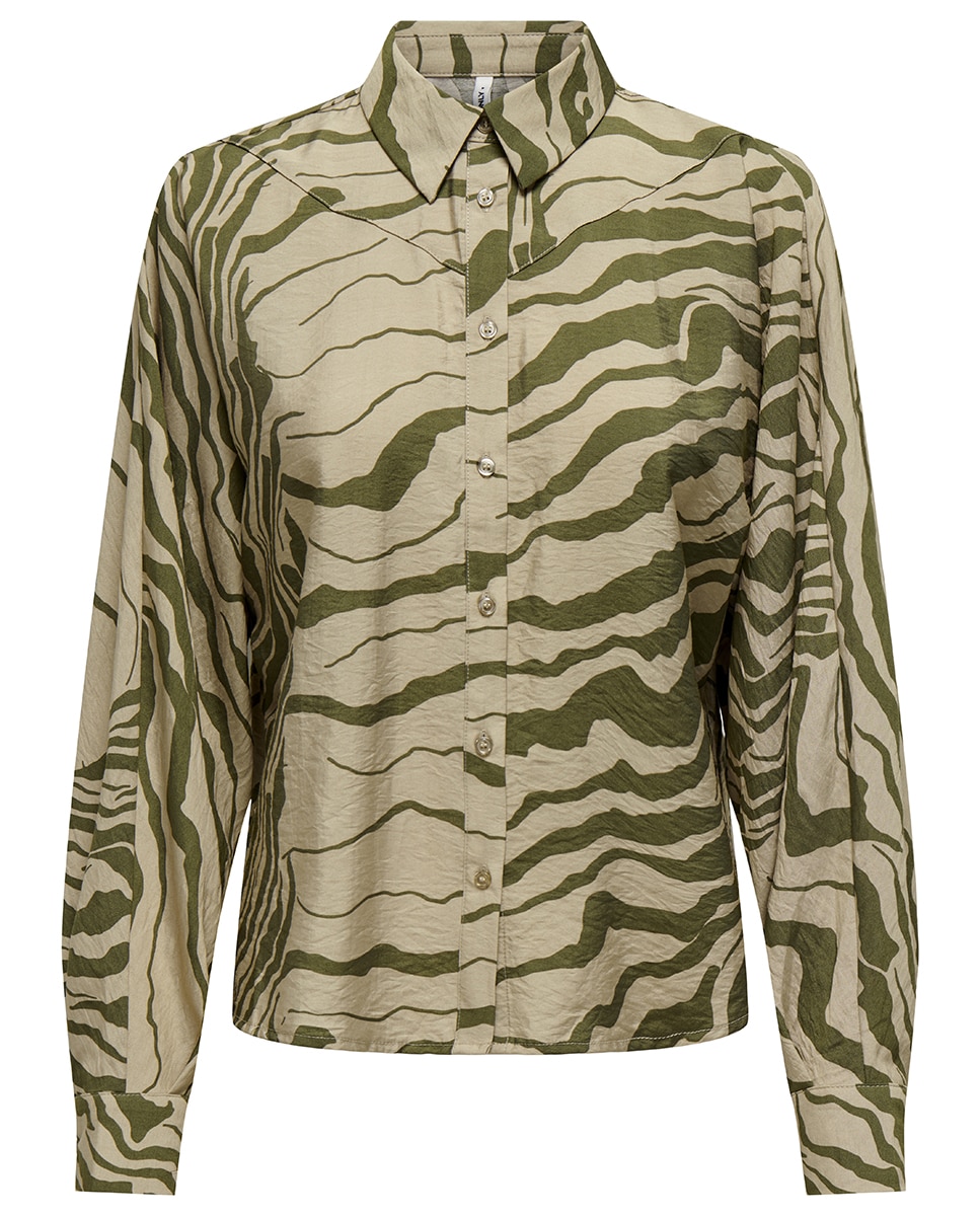 Imagen 0 de Camisa de mujer tipo animal print