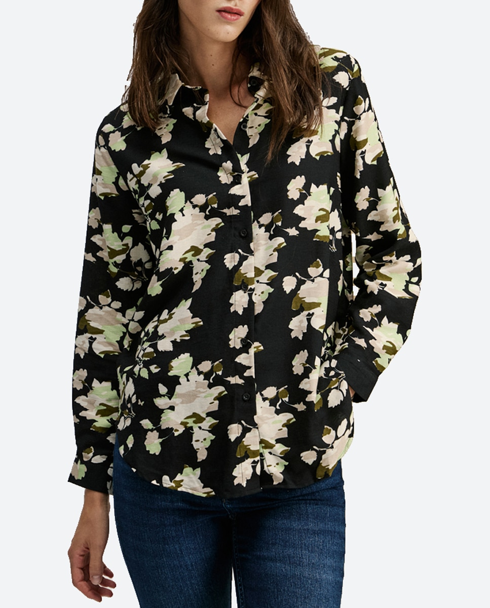 Imagen 0 de Camisa de mujer estampada