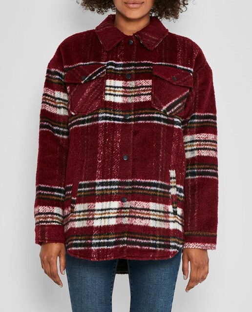 Imagen 0 de Chaqueta de manga larga de mujer estilo sobrecamisa