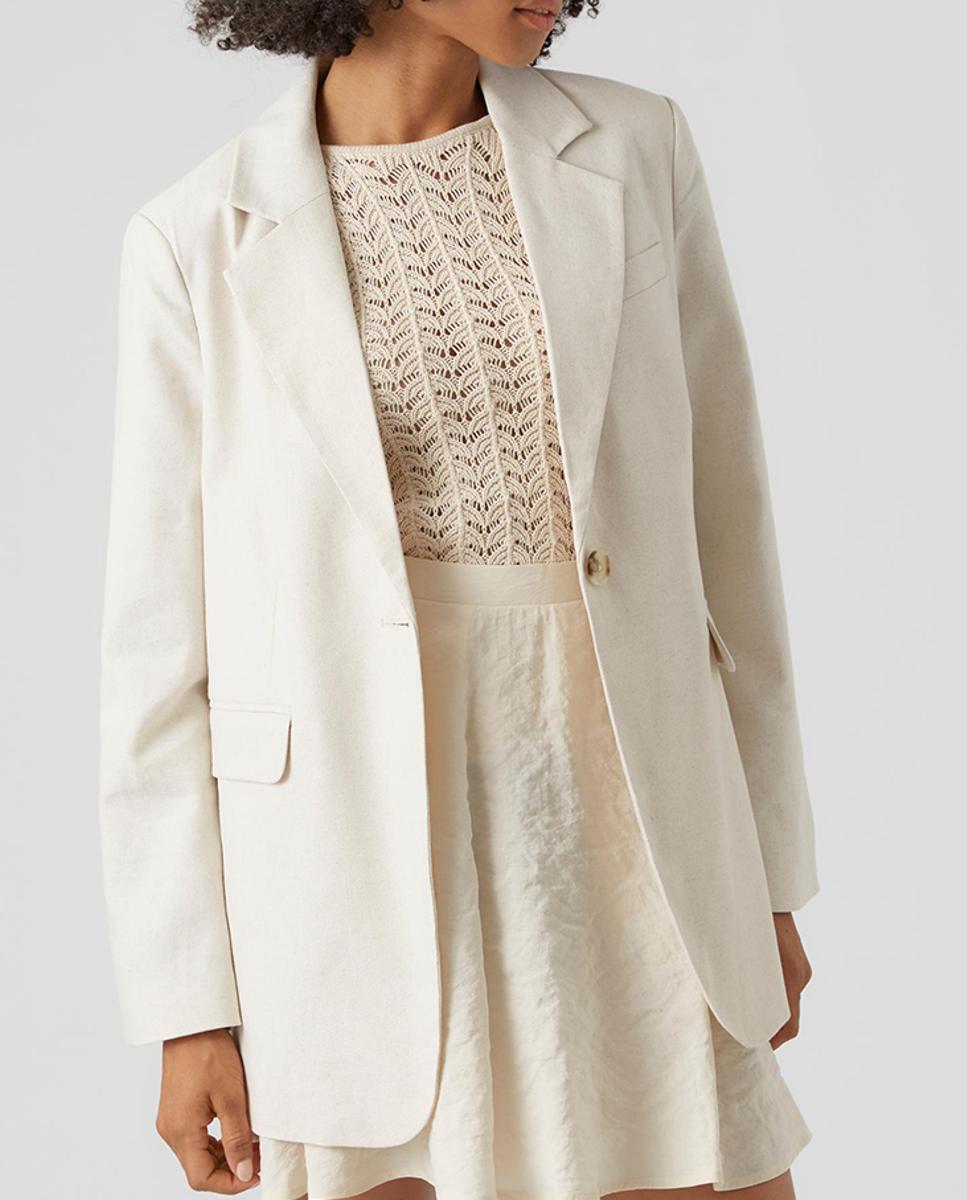 Imagen 0 de Blazer corte recto de mujer con forro
