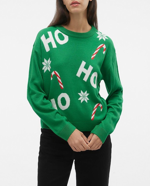 Imagen 0 de Jersey de lana navideño de mujer