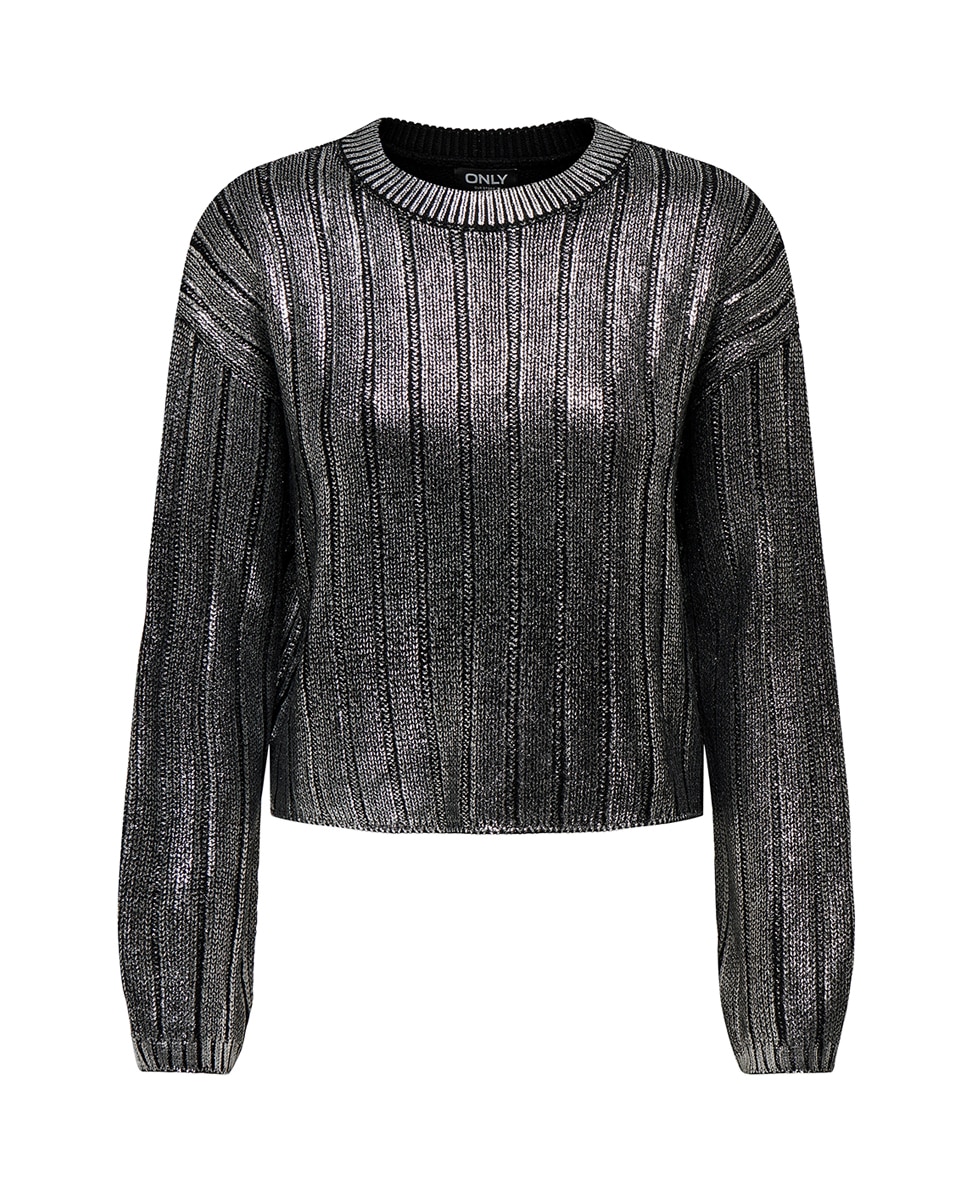 Imagen 0 de Jersey de mujer estilo metalizado corto