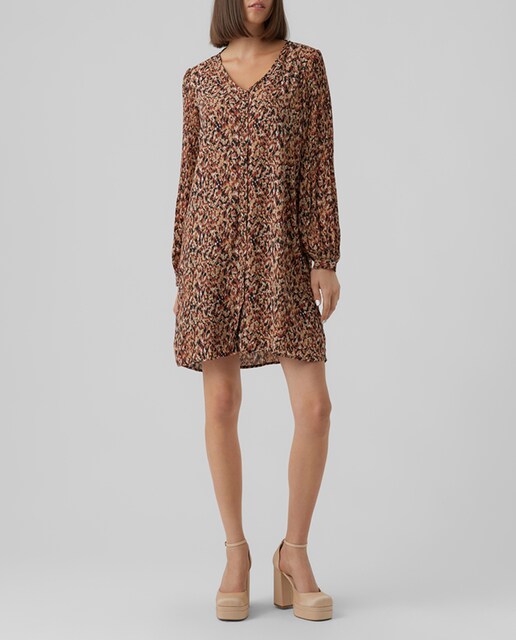 Imagen 0 de Vestido corto estampado