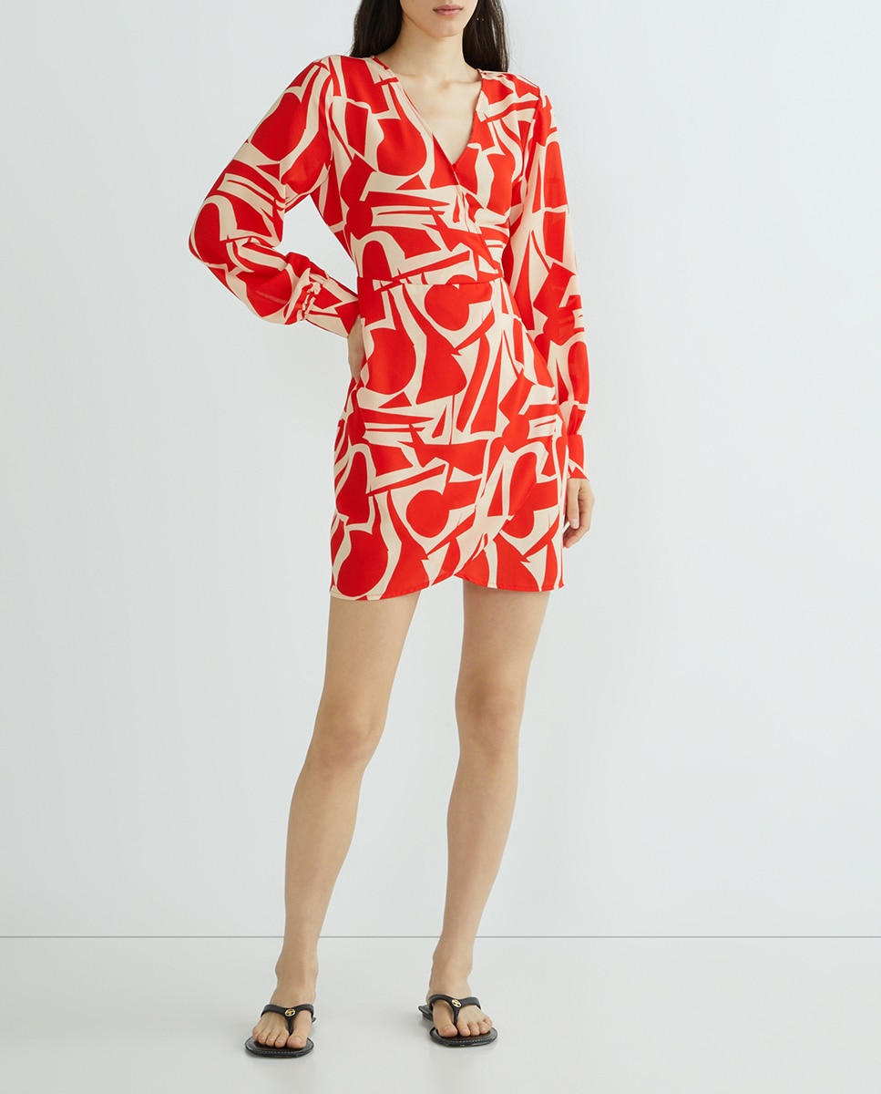 Imagen 0 de Vestido corto fluido