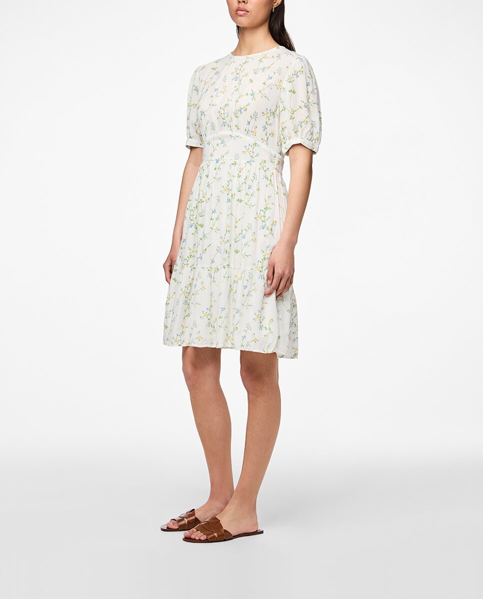 Imagen 0 de Vestido corto de flores de mujer.