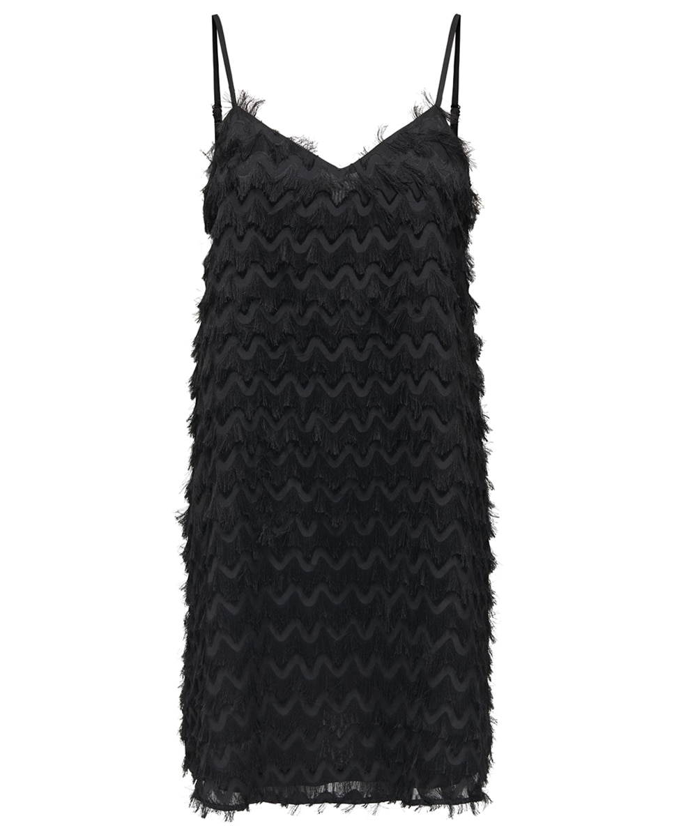 Imagen 0 de Vestido corto fluido de tirantes