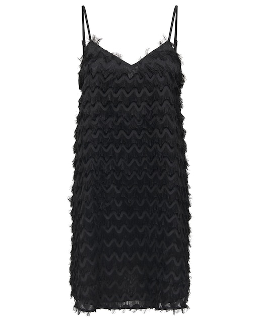Imagen 0 de Vestido corto fluido de tirantes