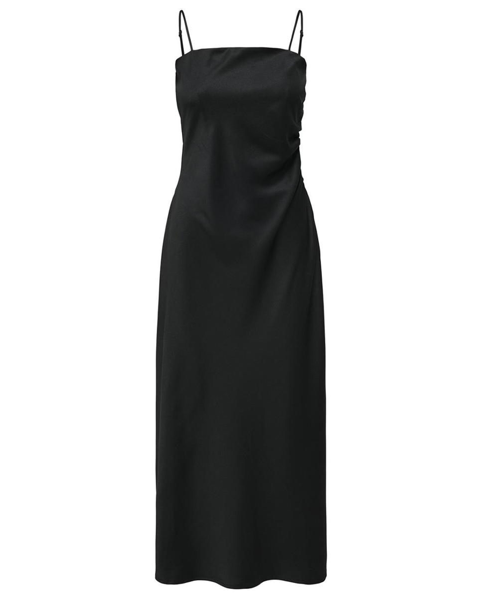 Imagen 0 de Vestido largo estilo satinado