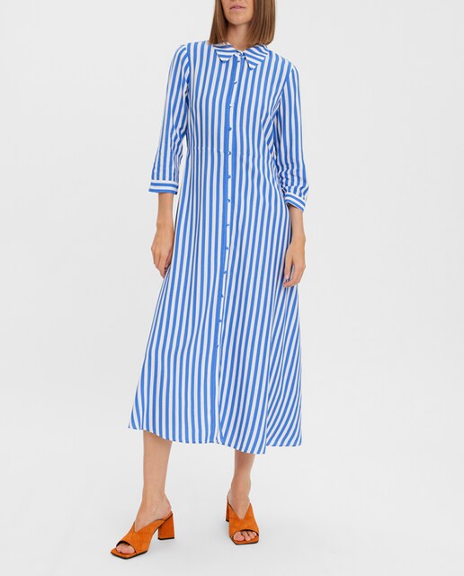 Imagen 0 de Vestido camisero largo