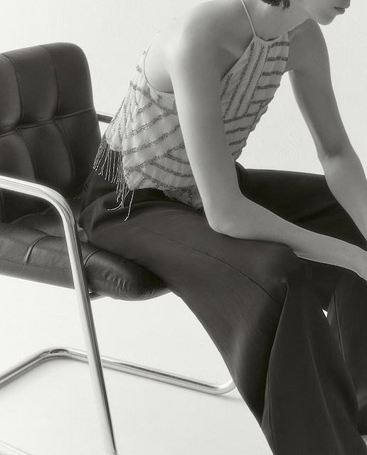 Imagen 0 de Top sin mangas con flecos