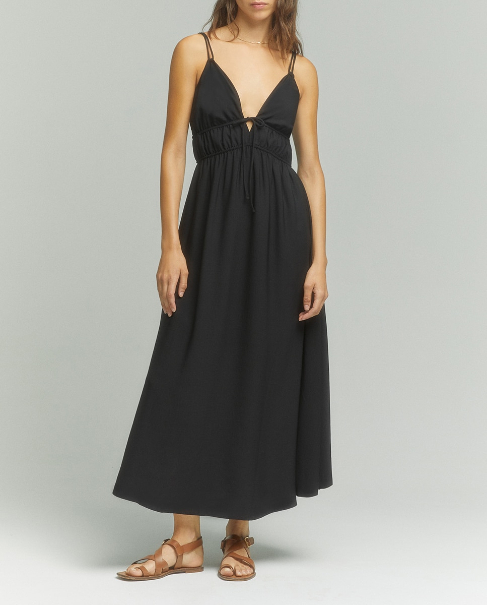 Imagen 0 de Vestido largo con tirantes