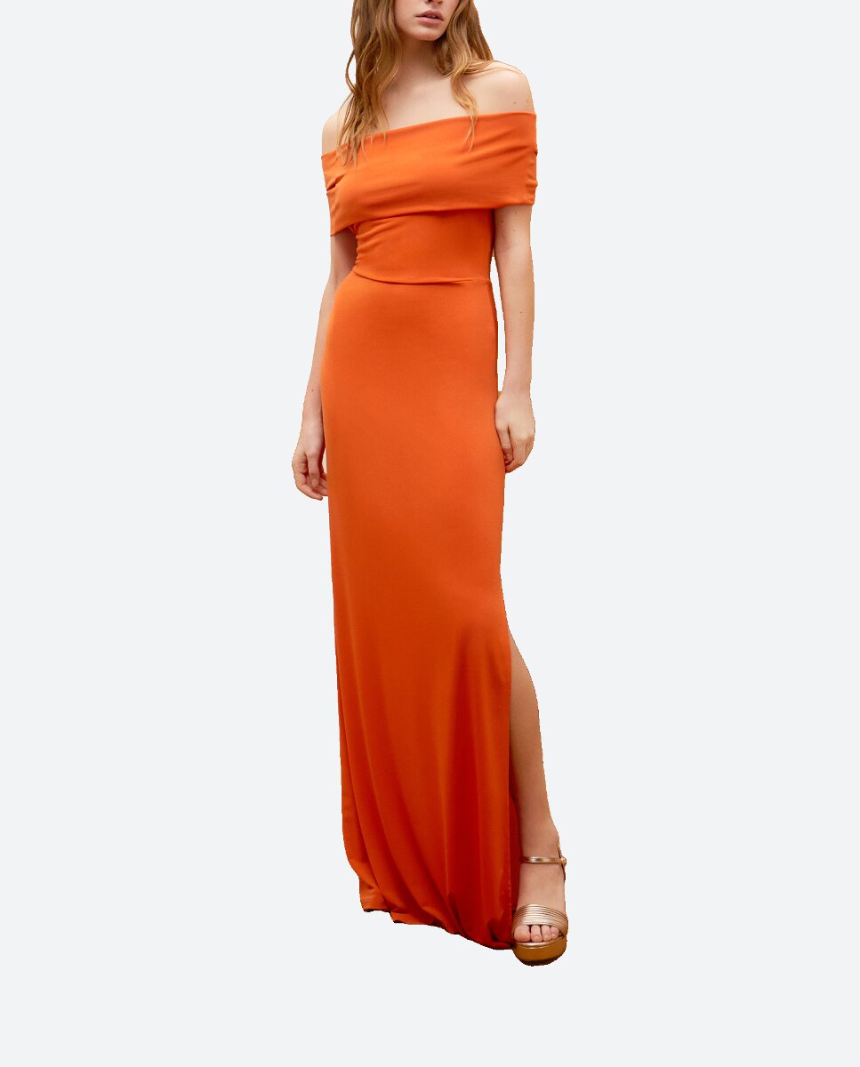 Imagen 0 de Vestido con cuello barco