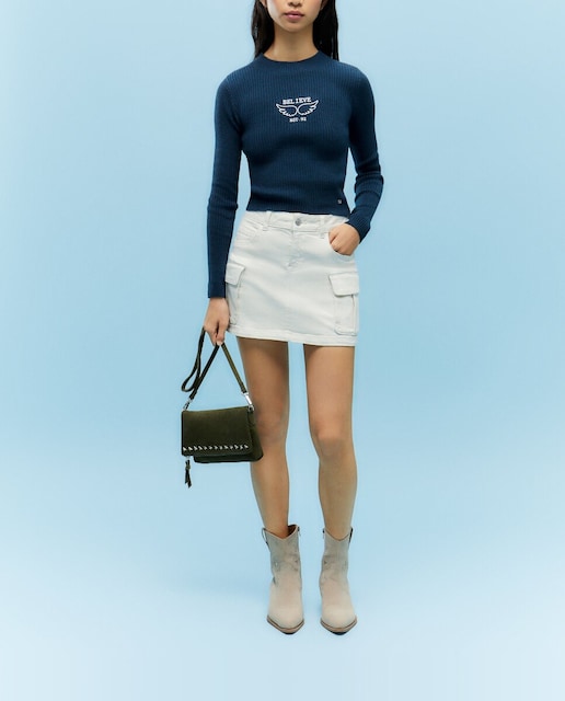 Imagen 0 de Falda mini cargo