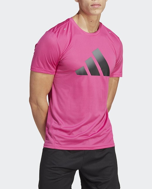 Imagen 0 de Camiseta de hombre Run Icons 3 Bar Logo adidas