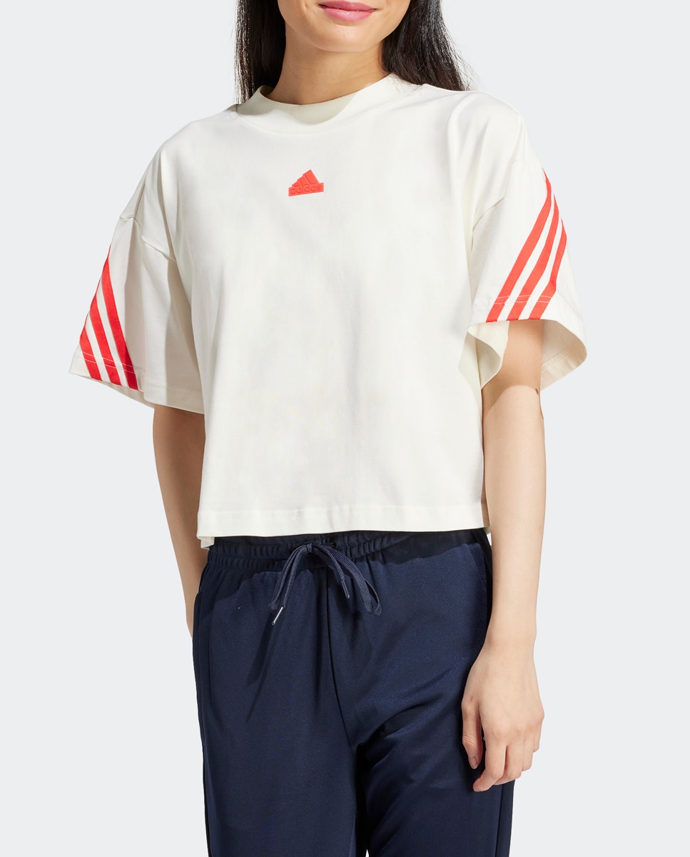 Imagen 0 de Camiseta de mujer Future Icons 3 bandas adidas