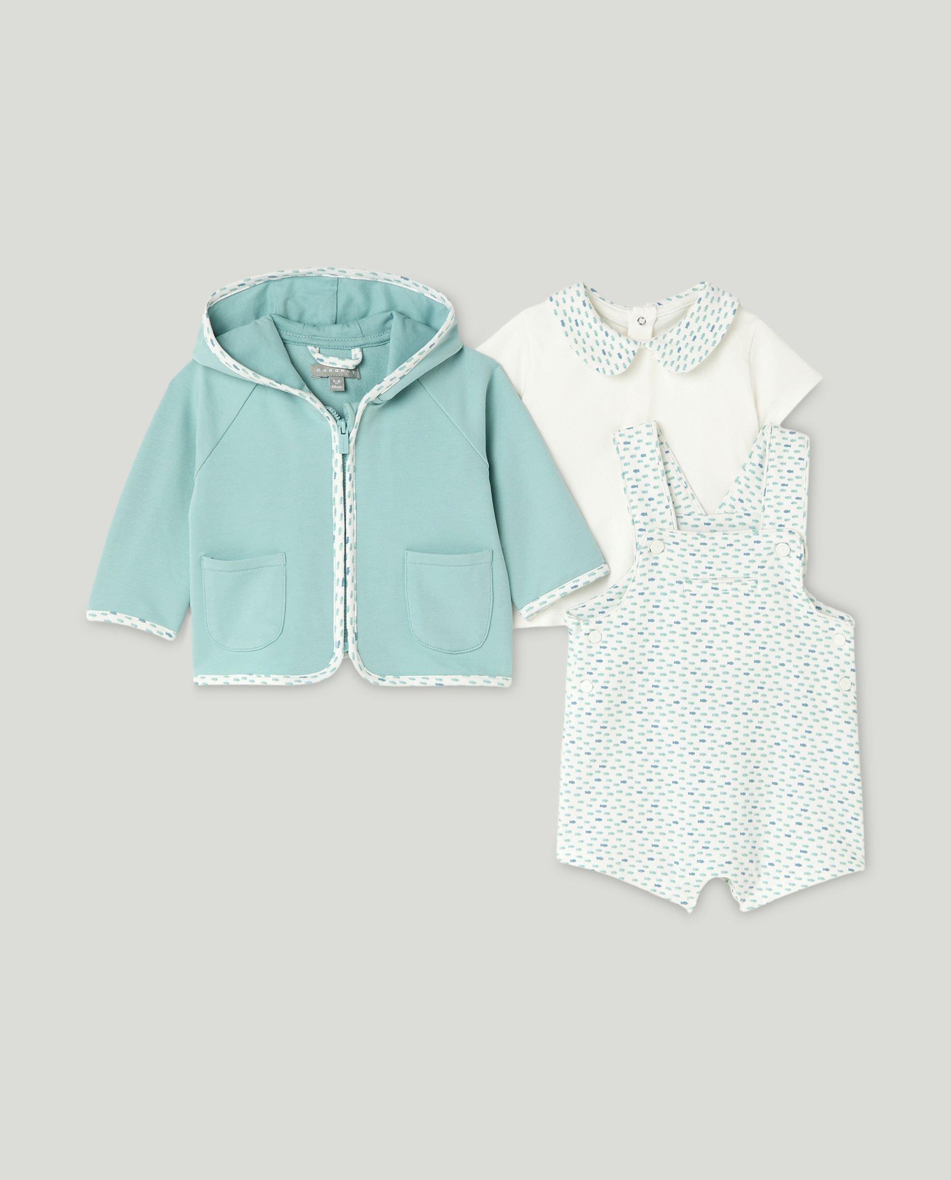 Imagen 0 de Conjunto de tres piezas de bebé niño