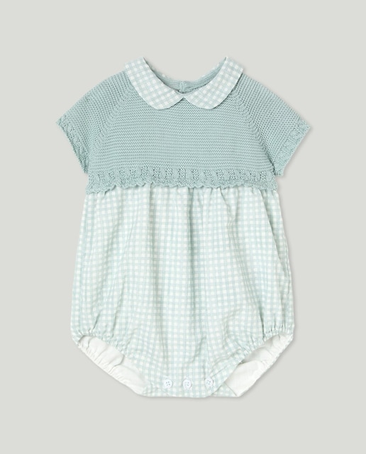 Imagen 0 de Ranita tricot vichy de bebé niña