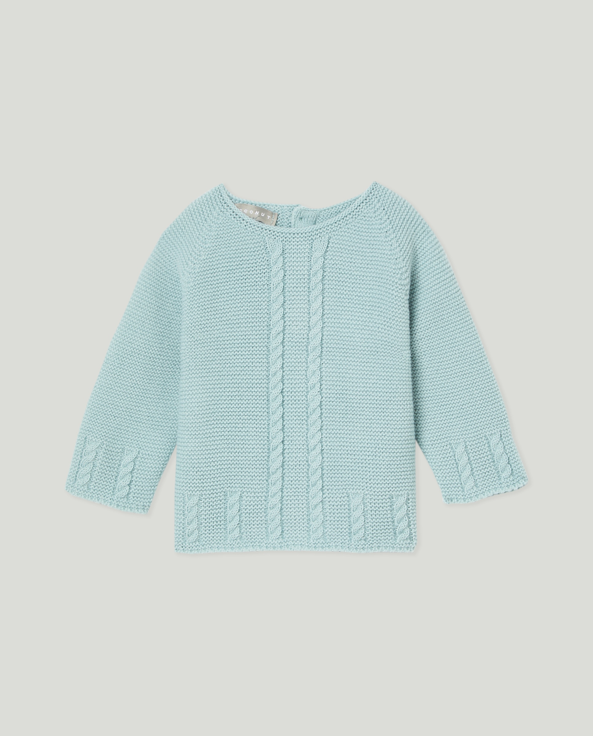 Imagen 0 de Jersey de bebé con cuello caja y ochos
