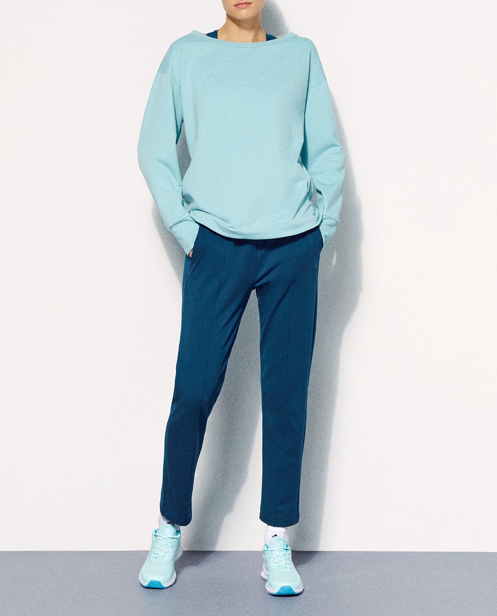 Imagen 0 de Pantalón largo recto Sportcasual de mujer Boomerang