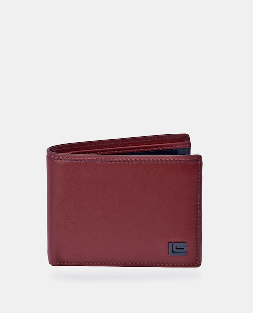 Imagen 0 de Cartera americano Guy Laroche con monedero interior en piel color negro