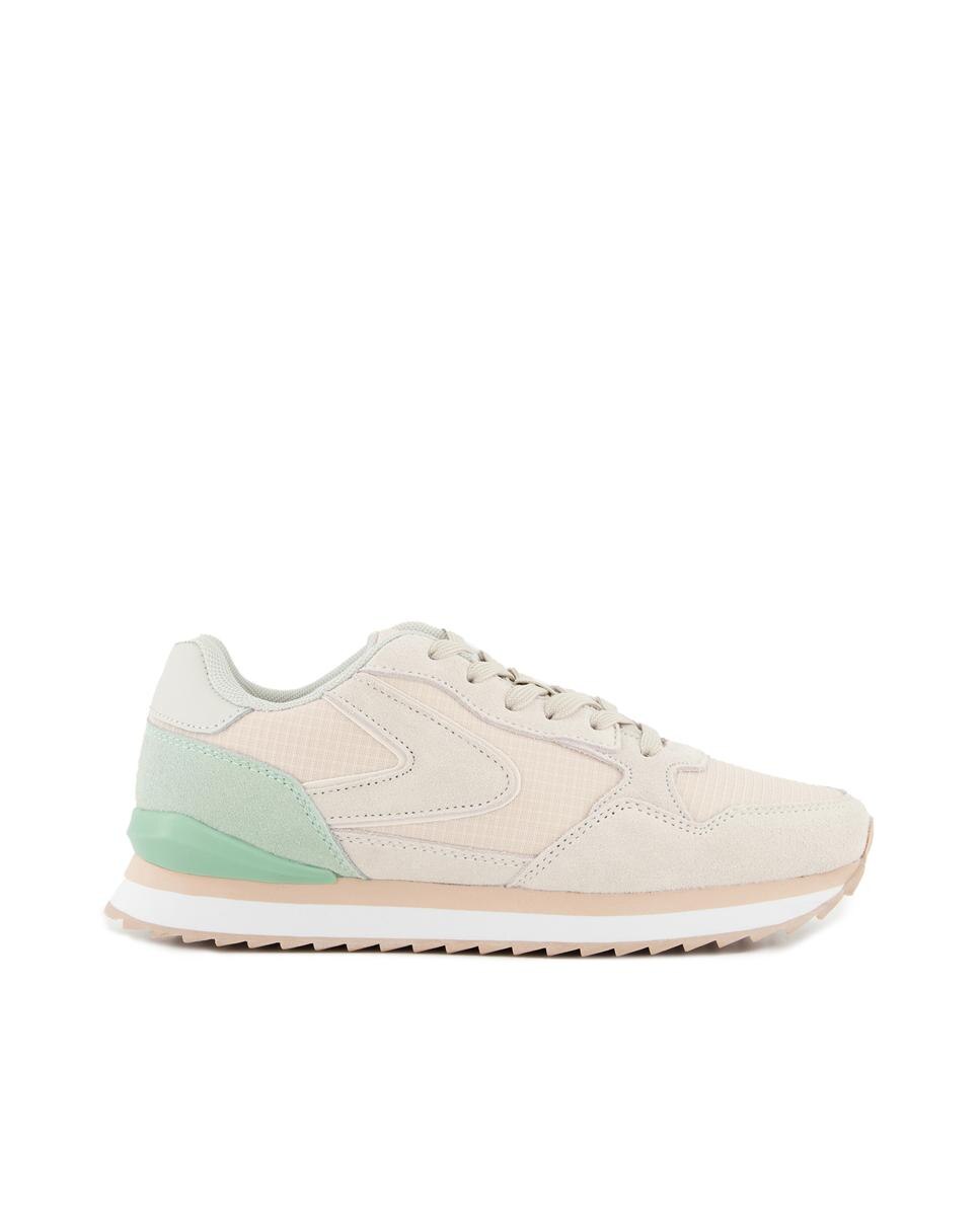 Imagen 0 de Zapatillas sport-casual en piel serraje para mujer 1976 Boomerang