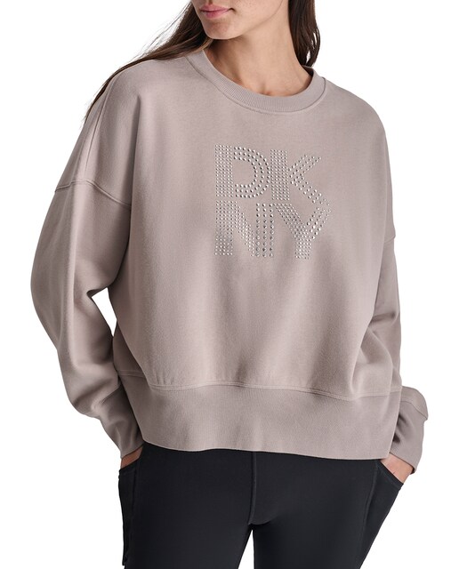 Imagen 0 de Sudadera oversize con logo de mujer