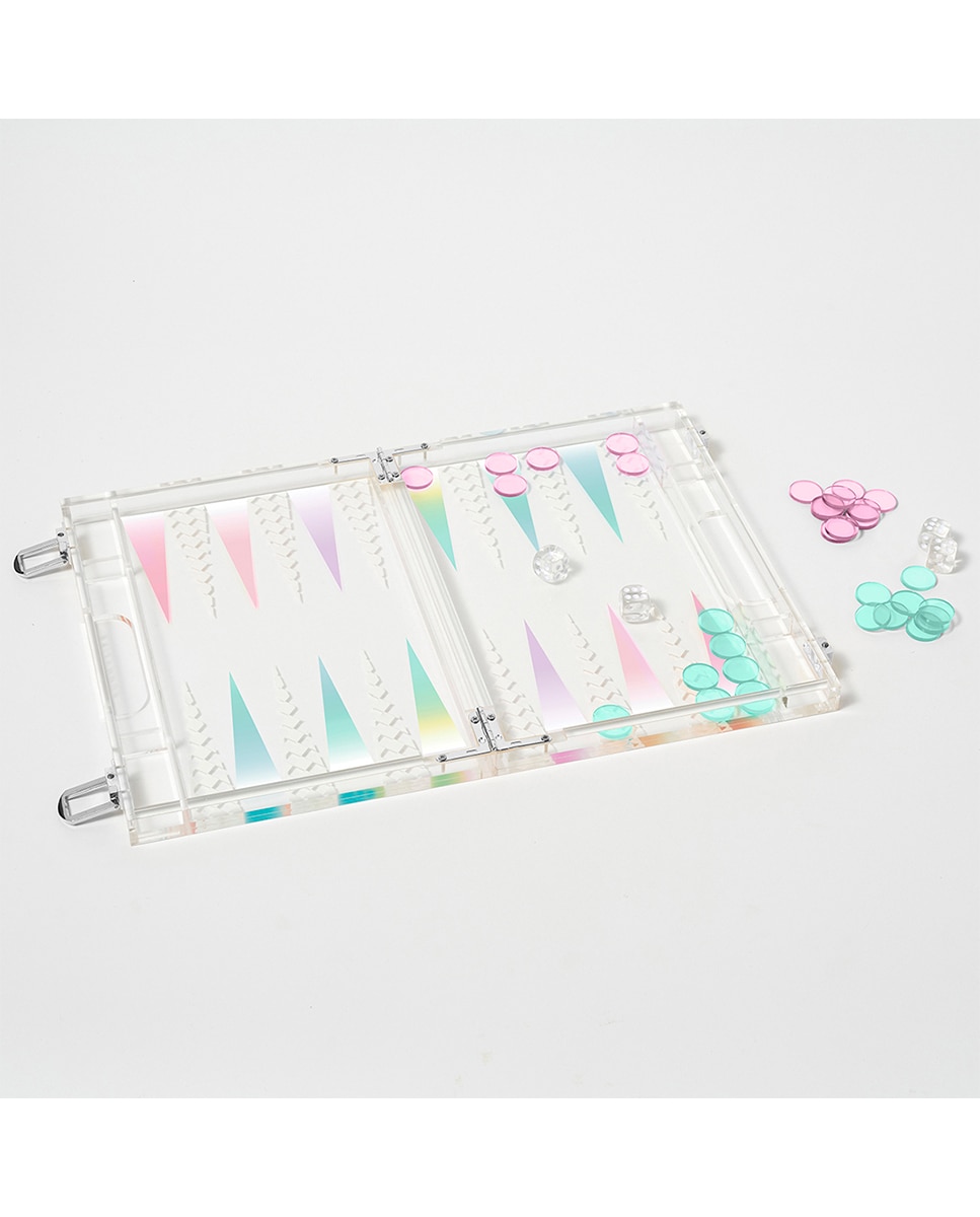 Imagen 0 de Mini backgammon Sunnylife