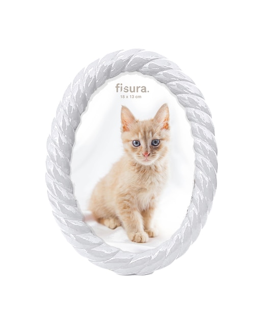 Imagen 0 de Marco de fotos poliresina Blanco