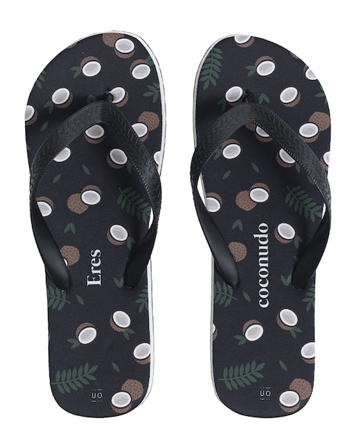 Imagen 0 de Chanclas UO Eres coconudo. Negras