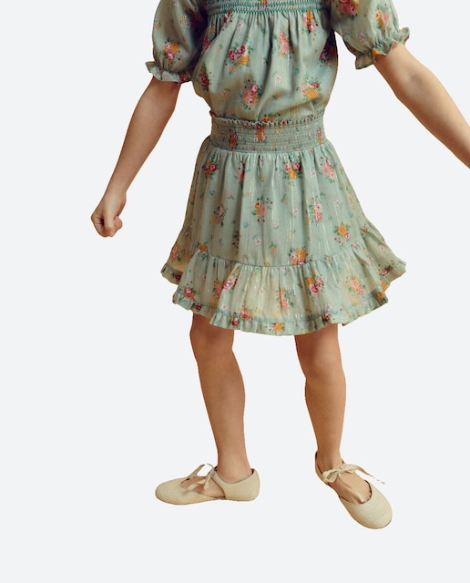 Imagen 0 de Falda lurex de niña con gomas