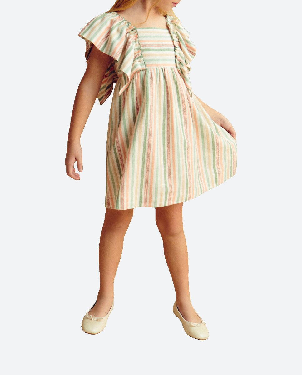 Imagen 0 de Vestido de niña estilo rústico