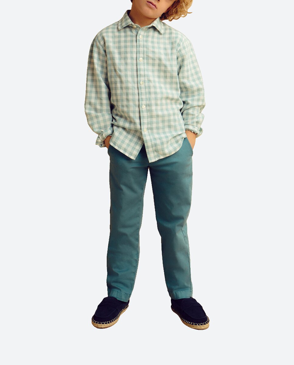Imagen 0 de Camisa con cuello camisero de niño