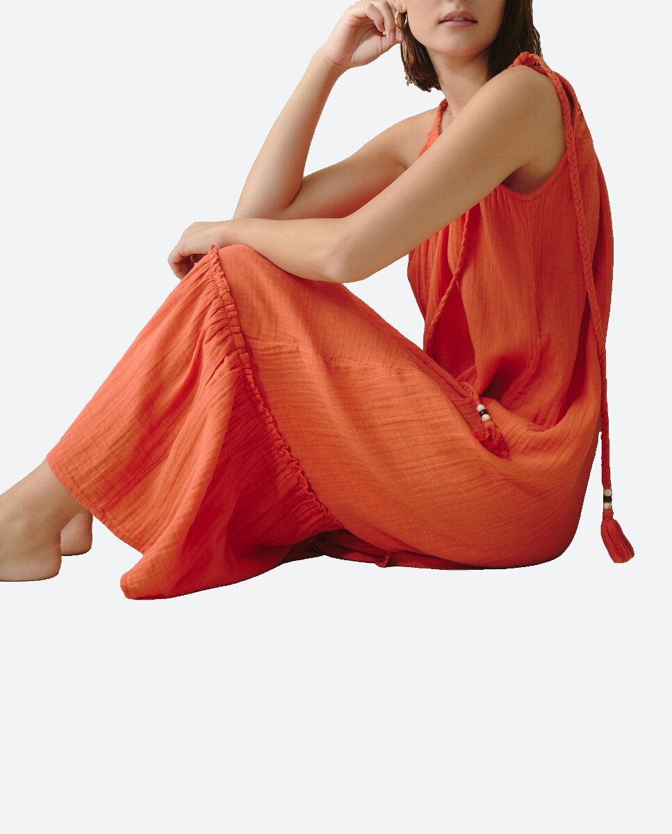 Imagen 0 de Vestido largo tirante