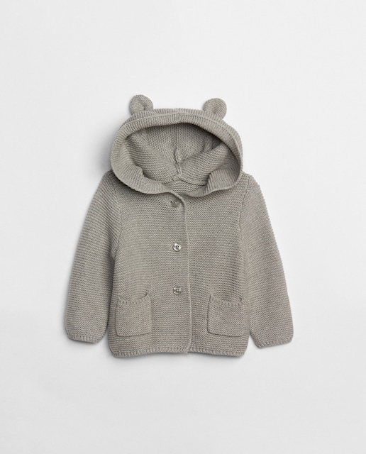 Imagen 0 de Chaqueta de bebé niño Gap en tricot gris