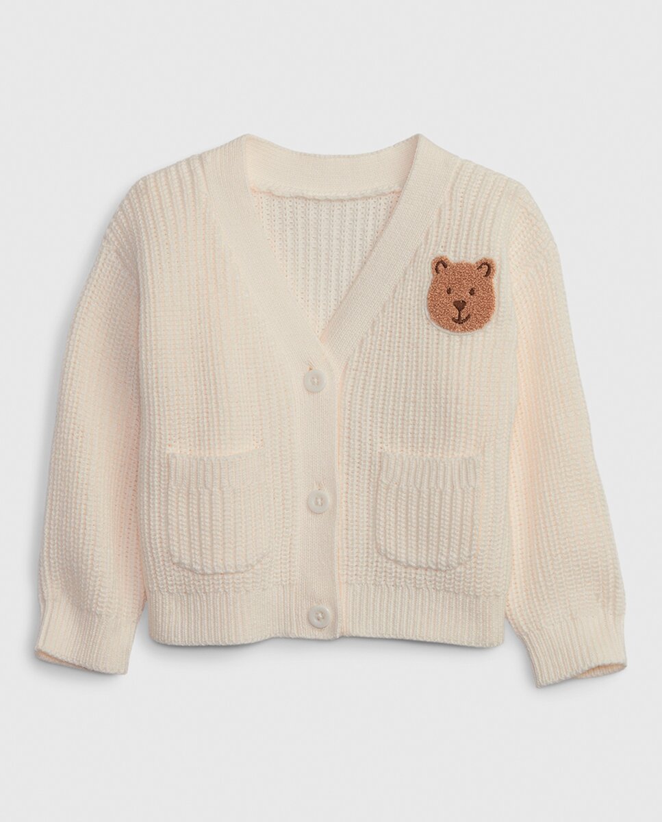 Imagen 0 de Chaqueta de tricot de recién nacido