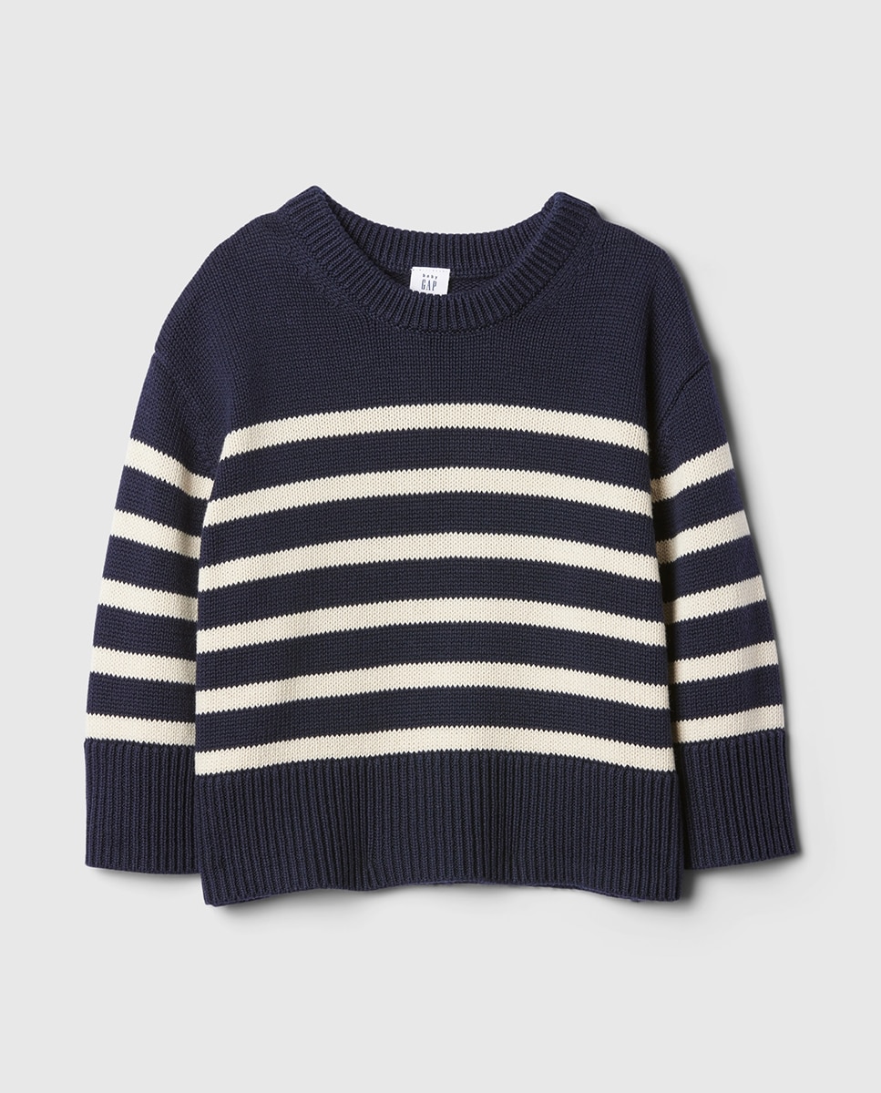 Imagen 0 de Jersey de punto nde niña con estampado rayas varios colores