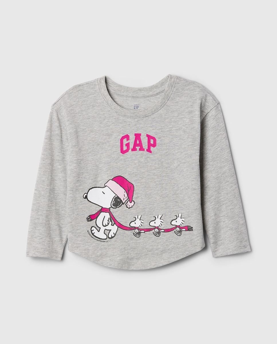 Imagen 0 de Camiseta algodón estampado de Peanuts Snoopy de niña