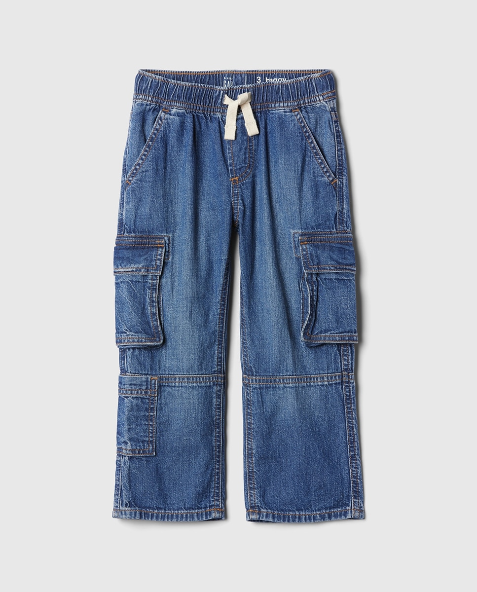 Imagen 0 de Pantalón vaquero cargo de niño
