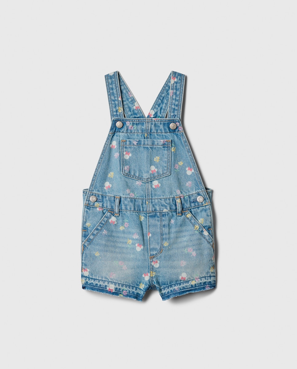 Imagen 0 de Peto vaquero de niña con estampados de Minnie