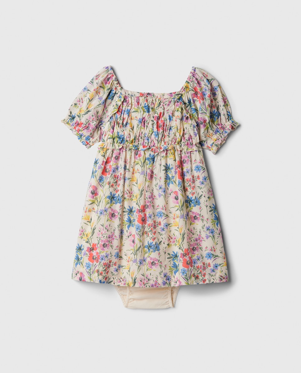 Imagen 0 de Vestido de niña con estampado floral