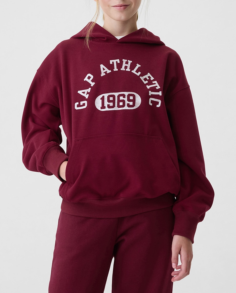 Imagen 0 de Sudadera de niño con capucha con Logotipo de Gap Athletic en la parte delantera