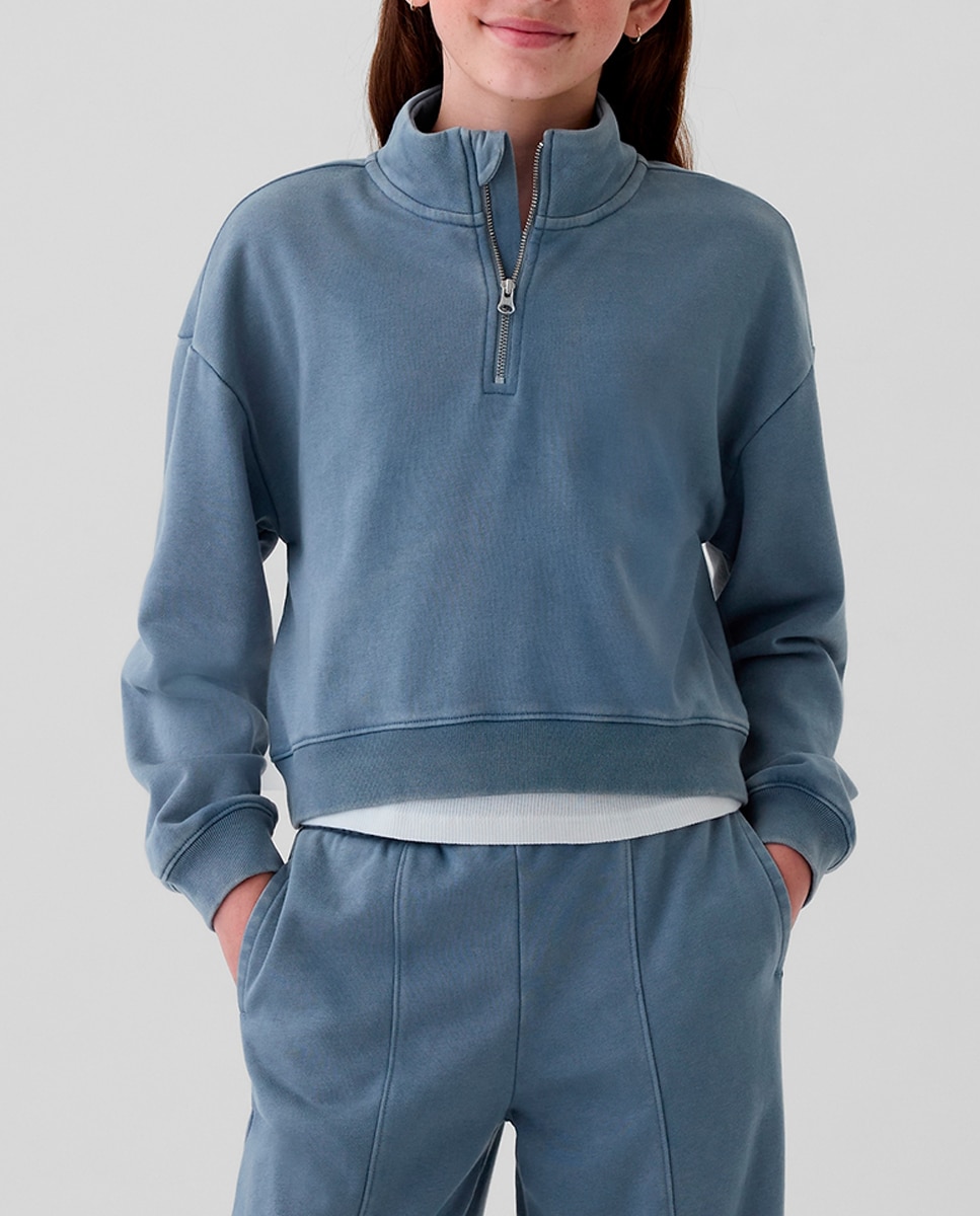 Imagen 0 de Sudadera de niña con cremallera