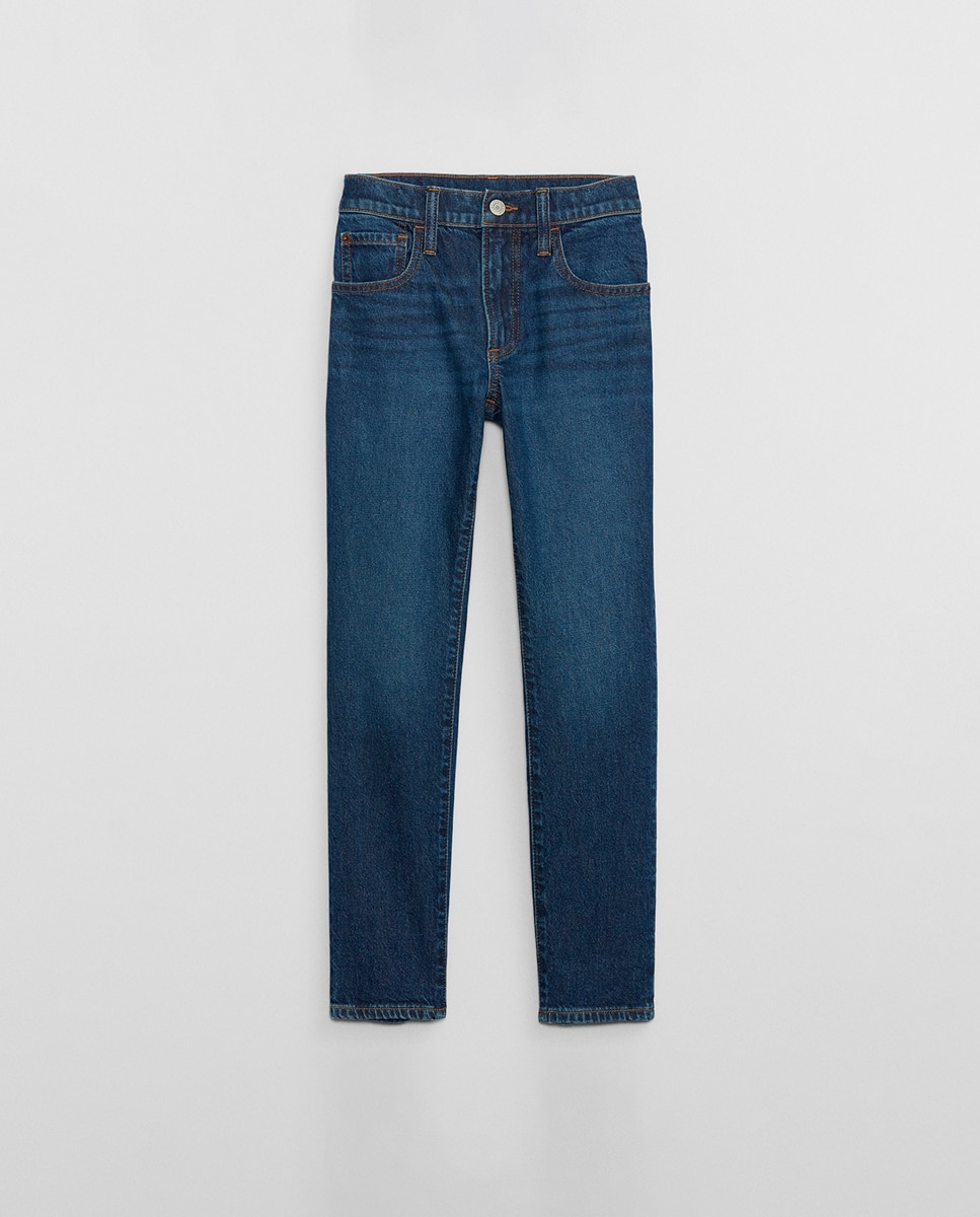 Imagen 0 de Vaquero slim taper de niño liso